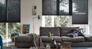 plisségordijn zwart